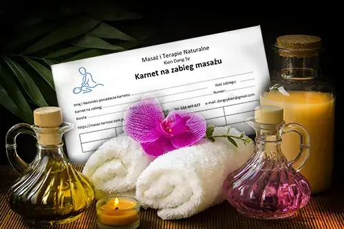 karnet na zabieg masażu
